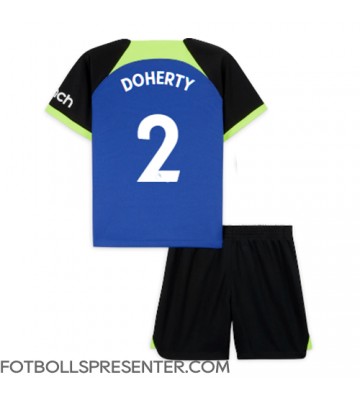 Tottenham Hotspur Matt Doherty #2 Bortatröja Barn 2022-23 Kortärmad (+ korta byxor)